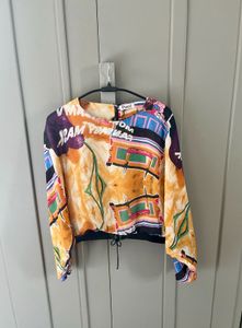Colorful Print Crop Top