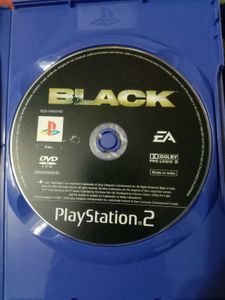 BLACK PS2 GAME DVD