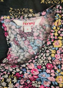 Floral Cold Shoulder Top
