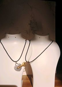 Hear Lock And Key Necklace
