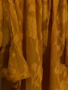 Off Shoulder Ginger Mustard Top