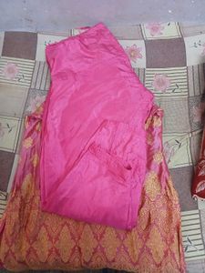 Pink Embroidered Kurta