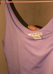 Amisu lilac bodysuit