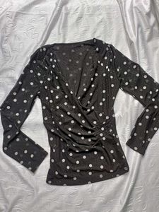 Polka Dot  Top 🖤