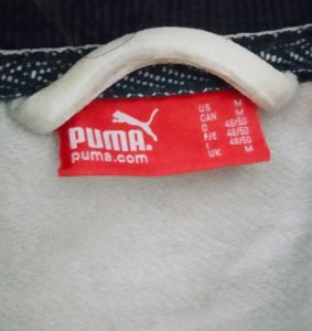 Puma White Zipper Original
