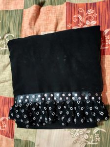 Elegant Black Saree