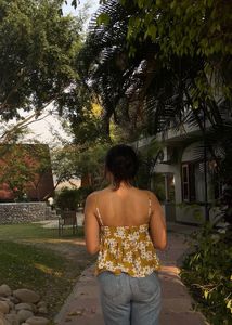 Cami Mustard Top