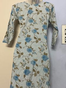 Floral Print Kurti Set
