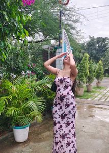Floral Print Maxi Dress