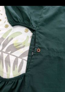 Cute Green Button-Down Dress