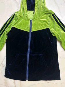 Velvet Hoodie Jacket