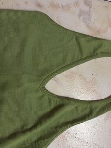 Green Halter Top