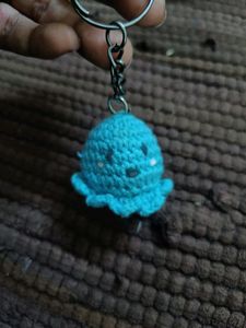 Chrochet Keychain Of Octopus
