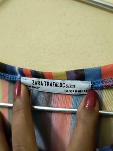 Striped Sheer Top