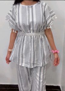 Striped Co-ord Set.  Size: S