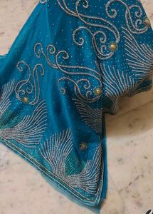 beautiful 😻 fully sa work net Saree 🔥