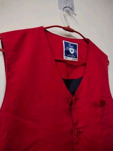 Red Formal Vest