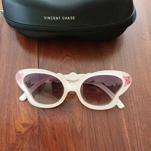 Kids Butterfly Sunglasses in Vincent Chase case