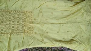 Yellow Embroidered Kurta Set