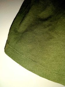 olive colour top for gym or daily wear