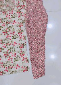 Floral Print 3 Piece Dress