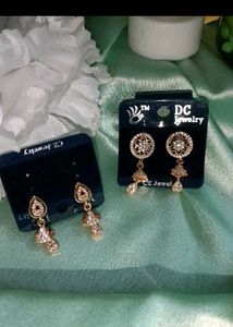 2 Beutiful Earrings Tarnish-free