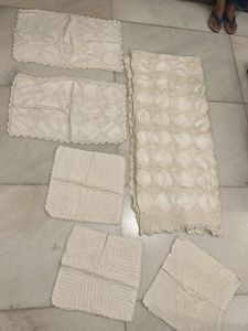 Handmade Crochet Double Bed Bedsheet