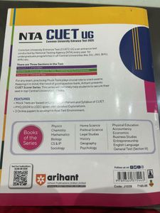 Arihant CHEMISTRY CUET MOCK PAPERS