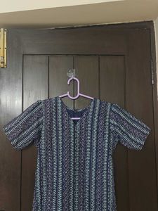 Blue daily wear kurti