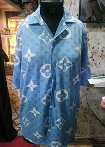 Louis Vuitton Blue Shirt