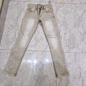 Boys Khakhi Colour Jeans .