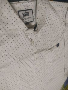Mens White Casual Shirts