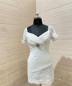 Pintresty 🌸White Eyelet Mini Dress