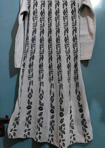 Grey Colour Woolen Kurti So Soft Clothe