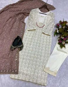 Trending Sequence Top And Bottom Suit