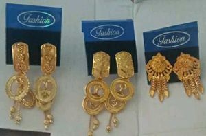 Brass Tessel Earrings Combo Of 4
