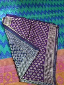 Elegant Blue &amp; Gold Saree banarasi sare