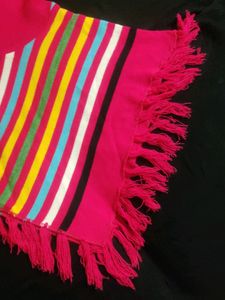 Girl&#39;s Pancho Very Beautiful Multicolored