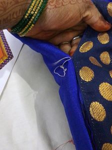 Navy Blue Saree