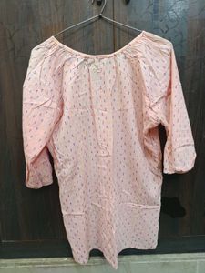 Pink Short Kurta