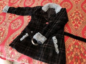 Blackish Coffee Colour 🤎 Fur Coat For Winters