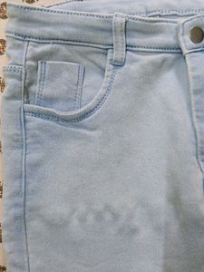 Denim Sky Blue Skinny Jeans