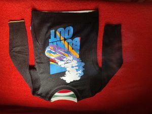 Striped  Knit 2 in 1 Sweater