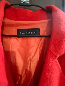 Stylish Red Overcoat