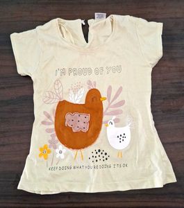 Baby Girl Top Cpari Set With Jacket