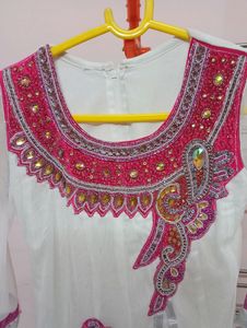 White Suit with Duppta and Lengins for Party Wear
