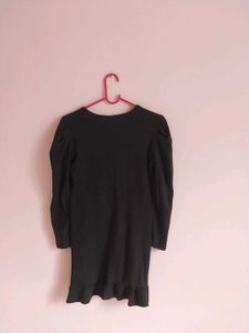 Chic Black Mini  And Cherry Red Dress
