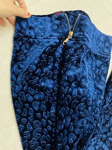Velvet Leopard Print Pants