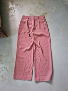 Dusty Rose Wide Leg Pants