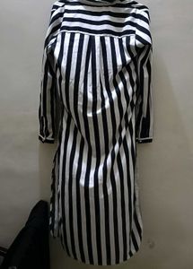 Striped Shirt Dress